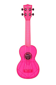 Waterman Soprano Composite Ukulele Fluorescent k Gloss with Bag- P.O.P